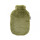 Wärmflasche mit softem Flauschbezug - grün