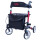 Antar Rollator Leichtgewicht Komplett-Set mit Gurt und Stockhalter für die Reise.