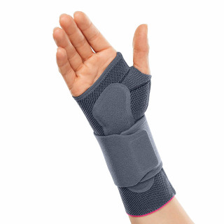 Medi Manumed Active Handgelenkbandage Größe 1 silber links