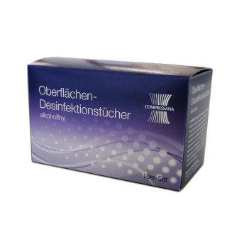 Alkoholfreie Oberflächendesinfektionstücher (10er-Pack)