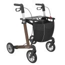 SERVER - Aluminium Leichtgewicht Rollator - Braun - Gr. L...