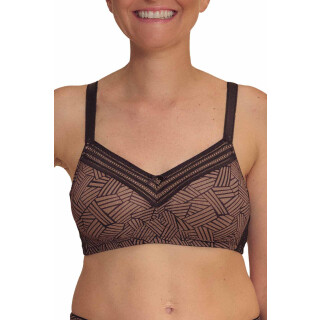 Amoena Brooke Soft-BH - black/café - HM-NR 37.99.99.0001
