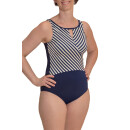 Amoena Casoria One-Piece Badeanzug - navy/off-white