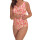 Amoena Istria Half-Bodice Badeanzug - grapefruit/multi