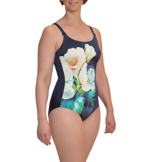 Amoena Lazio One-Piece Badeanzug - dark blue/multi