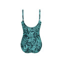 Amoena Salerno One-Piece Badeanzug - deep emerald/light jade