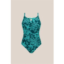 Amoena Salerno One-Piece Badeanzug - deep emerald/light jade