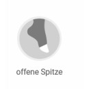 BORT AktiVen® Extra - AG - offene Spitze - Noppenhaftband