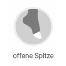 BORT AktiVen® 100 - AG - offene Spitze - Noppenhaftband