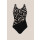 Amoena Turin Full-Bodice Badeanzug - black/quartz sand