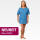 Suprima Pflegeshirt mit seitlicher Bindung im Nacken- jeans