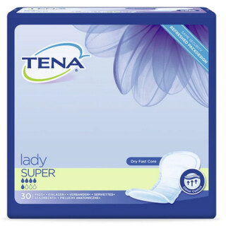 Abverkauf Tena Lady Super - 5 Tropfen - 30 Stück