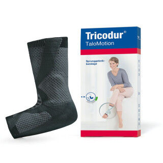 Abverkauf Tricodur TaloMotion Gr. XL links schwarz ( 25-27cm)
