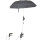 Russka Regenschirm für Rollator Vital Farbe schwarz