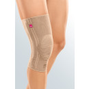 medi Genumedi® extraweit mit innovativem Abschlussrand Kniebandage zur Weichteilkompression extra weit mit Haftband silber 7