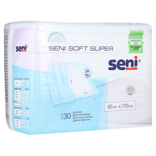 Seni Soft Super mit Flügel Bettschutzunterlage 90 x170cm (1x30 Stück) Päckchen