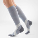 Bauerfeind - (Hygieneartikel) - Compression Sock Training, 20-30 mmHG - für Ball- und Rückschlagsportarten silber/polar short / 35-40 large - 37-47 cm