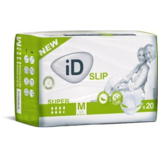 Windel für Erwachsene für mittlere bis schwere Inkontinenz ID Slip TBS Super Gr. Medium - 20 Stück …