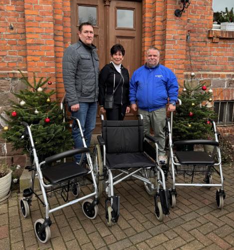 Hilfsmittelspende Rollatoren und Rollstuhl
