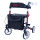 Antar Rollator Leichtgewicht Komplett-Set mit Gurt und Stockhalter für die Reise.