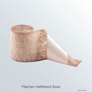 Flächen-Haftband Rose weit